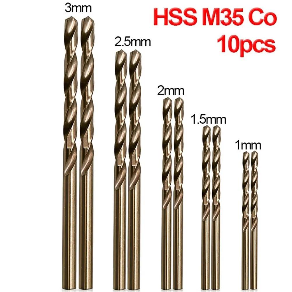 HSS M35 ڹƮ  ƮƮ 帱 Ʈ 1mm 1.5mm 2mm 2.5mm 3mm /ݼ  ĿͿ  ƮƮ ũ ƮƮ 帱, 10 